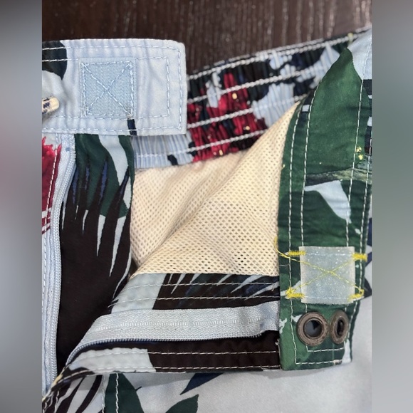 Tommy Bahama Relax Men’s Tropical Print Bathing Suit Swim Trunks SIze Medium - Picture 4 of 10